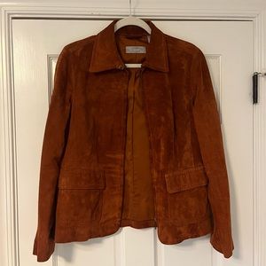 Liz Claiborne brown suede jacket. Size M in excellent condition.